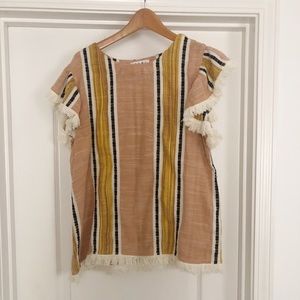 COPY - Roolee Striped Linen Blouse